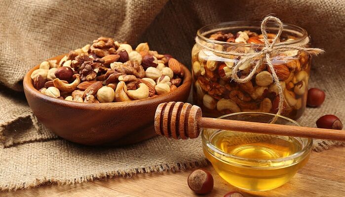 walnuts and honey to boost potency after 40