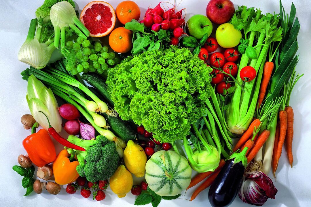 vegetables and fruits to boost
