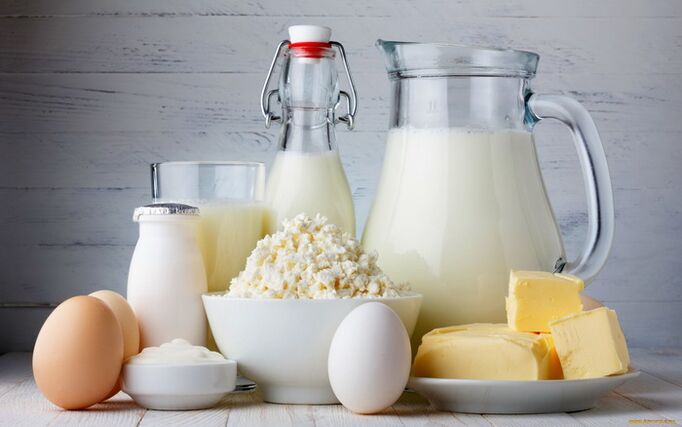 Milk and milk products for the prevention of impotence