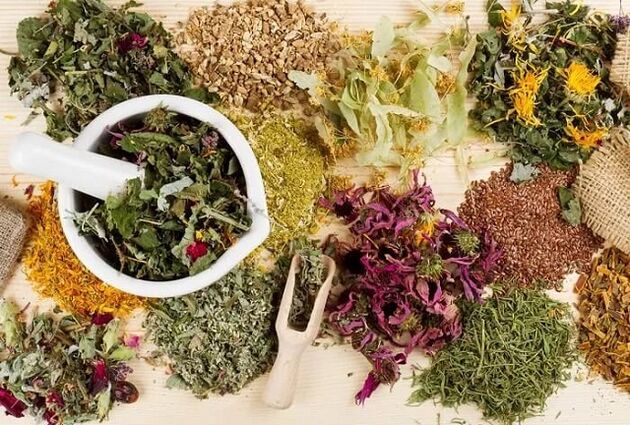 Medicinal herbs that increase male power. 