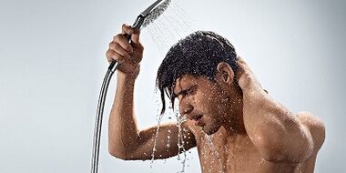 Norm and deviations of discharge in men when they are excited